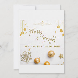 Frohe Weihnachten! Vorlage für die Holiday Card