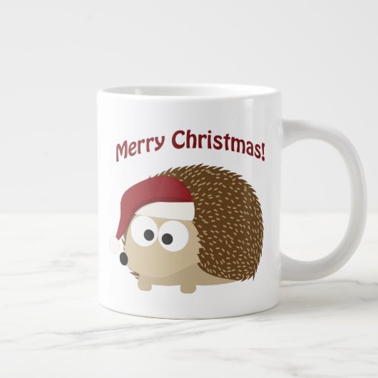 Frohe Weihnachten Waldmurmeltier Jumbo-Tasse (Rechts)