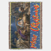 Frohe Weihnachten, Wand, Fenster, Bild Decke (Vorderseite Vertikal)