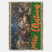 Frohe Weihnachten, Wand, Fenster, Bild Decke (Vorderseite Vertikal)