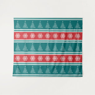Frohe Weihnachten Wandteppich