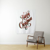 Frohe Weihnachten Wandteppich (Beispiel)