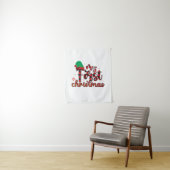 Frohe Weihnachten Wandteppich (Beispiel)