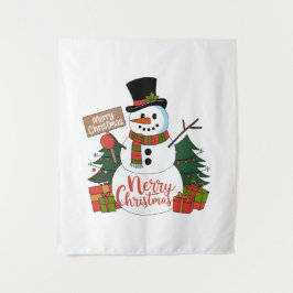 Frohe Weihnachten Wandteppich