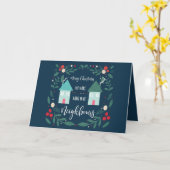 Frohe Weihnachten waren wir so prächtig, um Nachba Karte (Gelbe Blume)