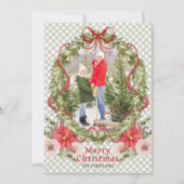 Frohe Weihnachten Wasserfarbe Blumenkohl Foto (Vorderseite)