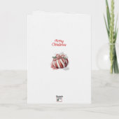 Frohe Weihnachten Wasserfarbe Candy Candy Candy (Rückseite)