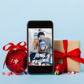 Frohe Weihnachten Wasserfarbe Foto Weihnachtsbaume