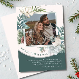 Frohe Weihnachten Wasserfarbe Neugezogenes Blumeng