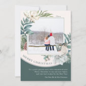 Frohe Weihnachten Wasserfarbe Neugezogenes Blumeng (Vorderseite)