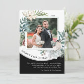 Frohe Weihnachten Wasserfarbe Neugezogenes Blumeng (Stehend Vorderseite)