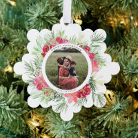 Frohe Weihnachten Wasserfarbe Winter Botanischer K