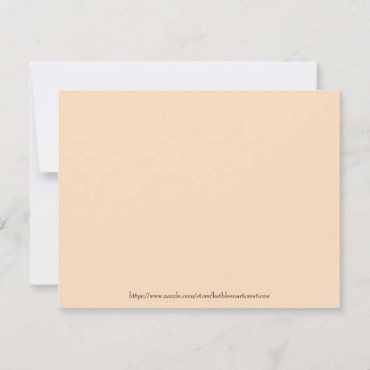 Frohe Weihnachten Wasserfarben Pine Trees Note Car Einladung (Rückseite)