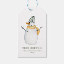 Frohe Weihnachten. Wasserfarbener niedlicher Schne