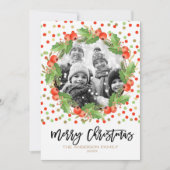 Frohe Weihnachten Wasserfarbenfrohe Weihnachtsfeie (Vorderseite)