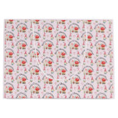 Frohe Weihnachten Wasserfarbengenom und Pilze Große Geschenktüte (Vorderseite)