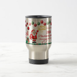 Frohe Weihnachten Wasserflasche Reisebecher