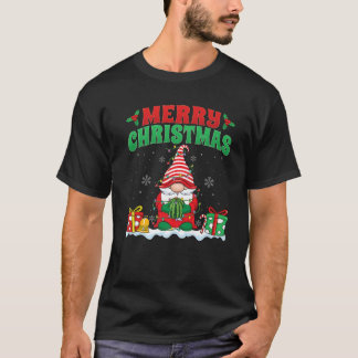 Frohe Weihnachten Wassermelonen Gnome Wassermelone T-Shirt