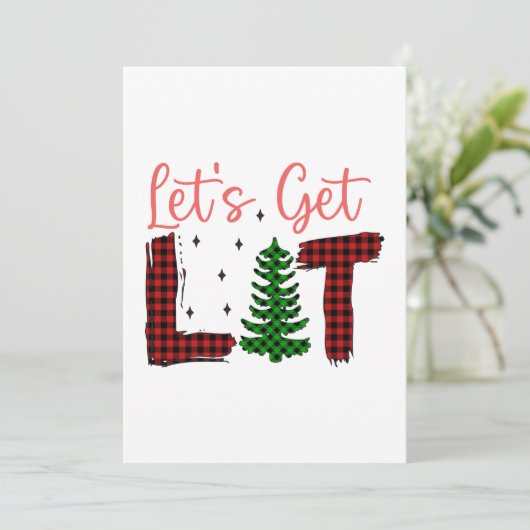 Frohe Weihnachten Weihnachten (Stehend Vorderseite)