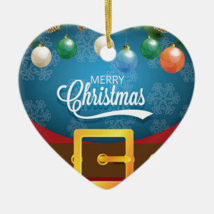 Frohe Weihnachten Weihnachten Anzug Keramik Ornament