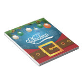 Frohe Weihnachten Weihnachten Anzug Notizblock (angewinkelt)