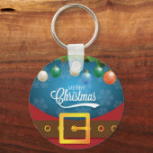 Frohe Weihnachten Weihnachten Anzug Schlüsselanhänger (Vorderseite)