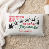 Frohe Weihnachten Weihnachten auf seiner Schlitten Lendenkissen (Decke)