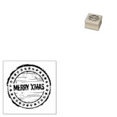 Frohe Weihnachten, Weihnachten-Briefmarke Gummistempel (Stempel)