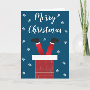 Frohe Weihnachten Weihnachten Der Weihnachtsmann s Karte