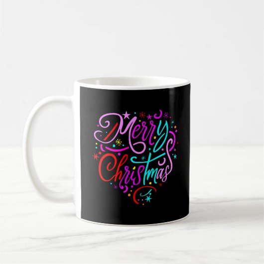 Frohe Weihnachten - Weihnachten Designs Kaffeetasse (Links)