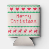 Frohe Weihnachten Weihnachten Dosenkühler (Rückseite)