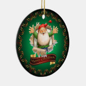 Frohe Weihnachten ~ Weihnachten durchbrechen ~ Ker Keramik Ornament (Rechts)