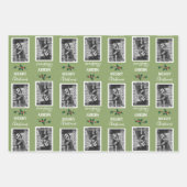 Frohe Weihnachten Weihnachten Feierlich individuel Geschenkpapier Set (Vorderseite)