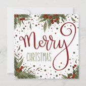 Frohe Weihnachten Weihnachten Feiertag (Vorderseite)