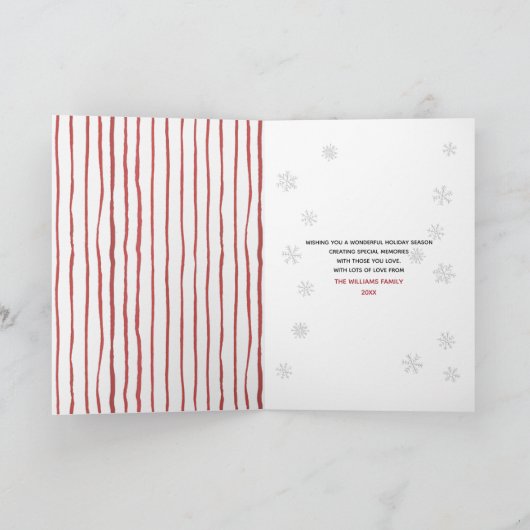 Frohe Weihnachten Weihnachten Flamingo Weihnachten (Innenseite)