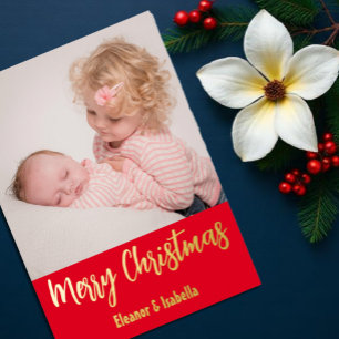 Frohe Weihnachten Weihnachten Folien Feiertagskarte