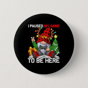 Frohe Weihnachten Weihnachten Gamer Gnome Video Ga Button