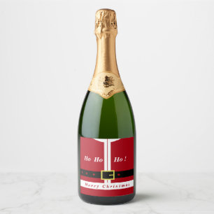 Frohe Weihnachten - Weihnachten - Geschenk für Si Schaumweinetikett