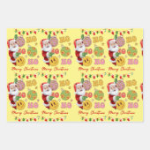 Frohe Weihnachten Weihnachten Geschenkpapier Set (Vorderseite 2)