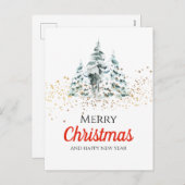 Frohe Weihnachten - Weihnachten - Glitzer Star (Vorne/Hinten)