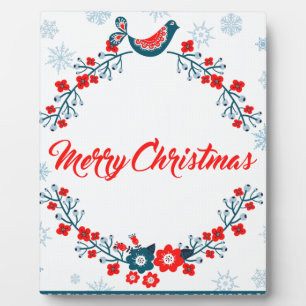 Frohe Weihnachten Weihnachten grüßen Fotoplatte