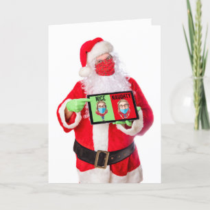 Frohe Weihnachten Weihnachten im Gesicht Maske mit