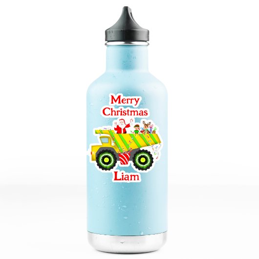 Frohe Weihnachten Weihnachten im Stich mit Elf, Ru Aufkleber