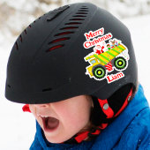 Frohe Weihnachten Weihnachten im Stich mit Elf, Ru Aufkleber