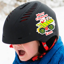 Frohe Weihnachten Weihnachten im Stich mit Elf, Ru Aufkleber