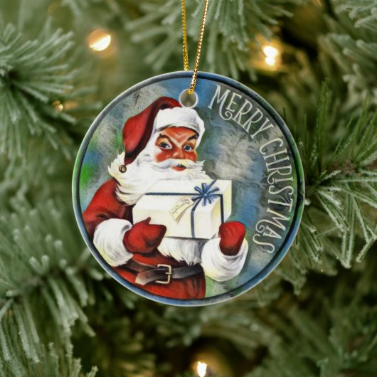 Frohe Weihnachten Weihnachten Keramik Ornament (Baum)