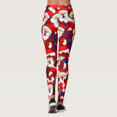 Frohe Weihnachten Weihnachten Leggings (Rückseite)
