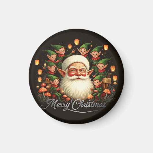 Frohe Weihnachten Weihnachten Magnet (Vorne)