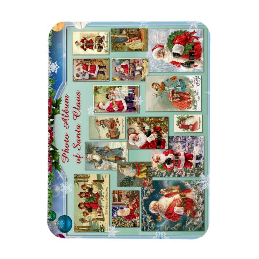 Frohe Weihnachten Weihnachten Magnet (Vertikal)