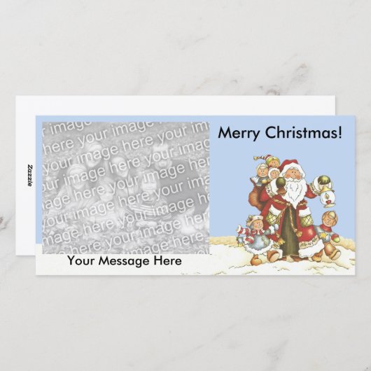 Frohe Weihnachten Weihnachten mit Kindern Schneelä (Vorne/Hinten)